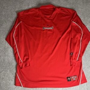 NFL Tampa Bay Buccaneers 2005 Vintage Red Pullover Shirt Mens 2XL Embroidered